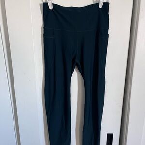 High-Waisted Green Leggings